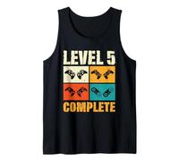 Funny 5th Wedding Anniversary Vintage Retro Level 5 Complete Tank Top