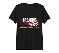 Funny 6 Year Work Anniversary 6th Employee Appreciation Premium T-Shirt