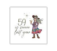 Funny 60th Birthday Card for Women : Humorous Milestone Card for Her