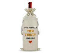 Funny 60th Birthday Gifts Wine Bag Wine Lovers Gifts 60 Year Old Birthday Gifts for Dad Mum Wine Bottle Gifts Bag Turning 60 Gifts for Colleague Friends Wine Accessories Gifts for Wine Lovers