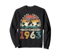 Funny 62 Years Old Vintage November 1963 62nd Birthday Men Sweatshirt