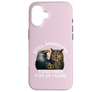 Funny 65th Anniversary Still Annoying Couple 60 Years Case for iPhone 16