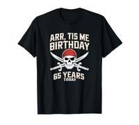 Funny 65th Birthday Pirate Sixty Five Years Old Dad Sailor T-Shirt