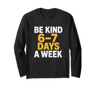 Funny 67 Be Kind 6 7 Days a Week Trending 6 7 Kids Boys Meme Long Sleeve T-Shirt