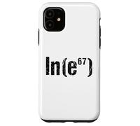 Funny 67 Meme Elementary Math Teacher 67th Birthday Brainrot Case for iPhone 11