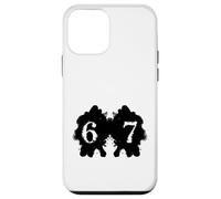 Funny 67 Meme Rorschach Test Inkblot Viral Psychology Humor Case for iPhone 12 mini
