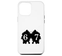 Funny 67 Meme Rorschach Test Inkblot Viral Psychology Humor Case for iPhone 12 Pro Max