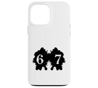 Funny 67 Meme Rorschach Test Inkblot Viral Psychology Humor Case for iPhone 13 Pro Max