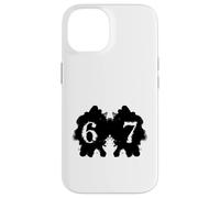 Funny 67 Meme Rorschach Test Inkblot Viral Psychology Humor Case for iPhone 14