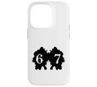 Funny 67 Meme Rorschach Test Inkblot Viral Psychology Humor Case for iPhone 14 Pro