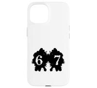 Funny 67 Meme Rorschach Test Inkblot Viral Psychology Humor Case for iPhone 15