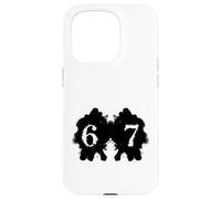 Funny 67 Meme Rorschach Test Inkblot Viral Psychology Humor Case for iPhone 15 Pro