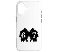 Funny 67 Meme Rorschach Test Inkblot Viral Psychology Humor Case for iPhone 16