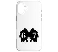 Funny 67 Meme Rorschach Test Inkblot Viral Psychology Humor Case for iPhone 16 Plus