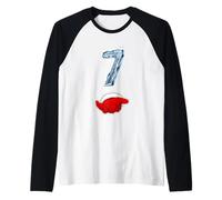 Funny 67 Meme Santa Hand Seven Ironic Christmas Couples Raglan Baseball Tee