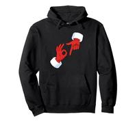 Funny 67 Meme Santa Hands Gesture Six Seven Slang Christmas Pullover Hoodie