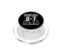 Funny 67 Meme Six Seven Camping Outdoors PopSockets PopGrip for MagSafe