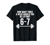 Funny 67 Meme Six Seven Gym Workout Weightlifting T-Shirt