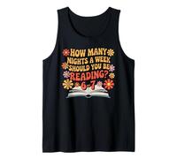 Funny 67 Meme Six Seven Reading Teacher Book Floral Tank Top