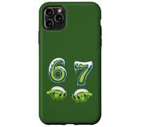 Funny 67 Meme Six Seven Scary Monster Hands Christmas Case for iPhone 11 Pro Max