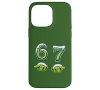 Funny 67 Meme Six Seven Scary Monster Hands Christmas Case for iPhone 14 Pro Max