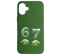 Funny 67 Meme Six Seven Scary Monster Hands Christmas Case for iPhone 16 Plus