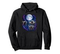 Funny 67 Meme Three Racoon Howling at The Moon 6 7 Kids Pullover Hoodie