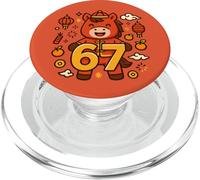 Funny 67 Meme Year of the Horse Chinese Zodiac PopSockets PopGrip for MagSafe