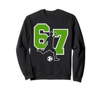 Funny 67 Soccer Player Six Seven Soccer Sports Team Sweatshirt