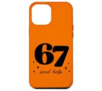 Funny 67 Teacher Send Help School Gen Alpha Slang Case for iPhone 12 Pro Max