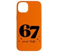 Funny 67 Teacher Send Help School Gen Alpha Slang Case for iPhone 14 Plus