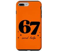 Funny 67 Teacher Send Help School Gen Alpha Slang Case for iPhone 7 Plus/8 Plus