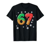 Funny 67 Winter Christmas Drip Middle School 6 7 Funny 67 T-Shirt