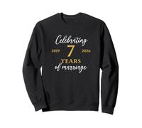 Funny 7 Years of Marriage 2019 7th Wedding Anniversary Sweatshirt