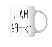 Funny 70th Birthday Mug - 11oz Coffee Cup Gag Gift for Men or Women Turning 70 - Joke Present Idea for Mum, Dad, Friends, Colleagues - Microwave & Dishwasher Safe Ceramic Mug
