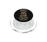 Funny 70th Birthday Raccoon Terrible Seventies Humor PopSockets PopGrip for MagSafe