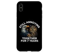 Funny 7th Anniversary Still Annoying Couple 7 Years Case for iPhone XS Max