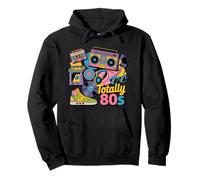 Funny 80s 1980s Party Totally 80s Retro Turntable Cassette Pullover Hoodie