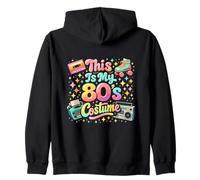 Funny 80s Costume Classic Retro Throwback 80's Fun Times Zip Hoodie