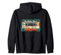 Funny 80's My Mixtape Mood Road Trip 80s Retro Throwback Zip Hoodie