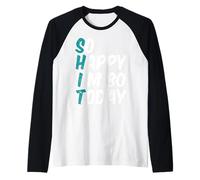 Funny 80th Birthday So Happy I'm 80 Gag 80 Years Old Raglan Baseball Tee
