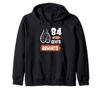 Funny 84th Birthday Shirt Gag Gift Downhill Humor Zip Hoodie