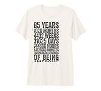 Funny 85th Birthday Shirt Old Meter Funny 85 Year Old Gifts Premium T-Shirt
