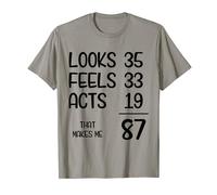 Funny 87th Birthday 87 Years Old Born In 1936 T-Shirt