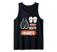 Funny 88th Birthday Shirt Gag Gift Downhill Humor Tank Top