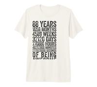 Funny 88th Birthday Shirt Old Meter Funny 88 Year Old Gifts Premium T-Shirt