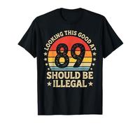 Funny 89 Year Old Gag Humor Bday Vintage 89th Birthday T-Shirt