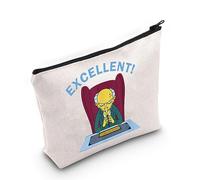 Funny 90’s Cartoons Show Inspired Mr. Burns Excellent Canvas Makeup Bag for Fans (Excellent! Bag EU)