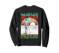 Funny 90th Birthday Golf Dad Play in Nineties Golfer Golfing Sweatshirt