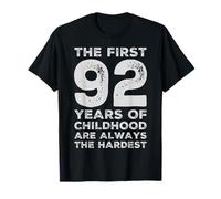 Funny 92nd Birthday Gag Joke Saying Humor 92 Year Old T-Shirt